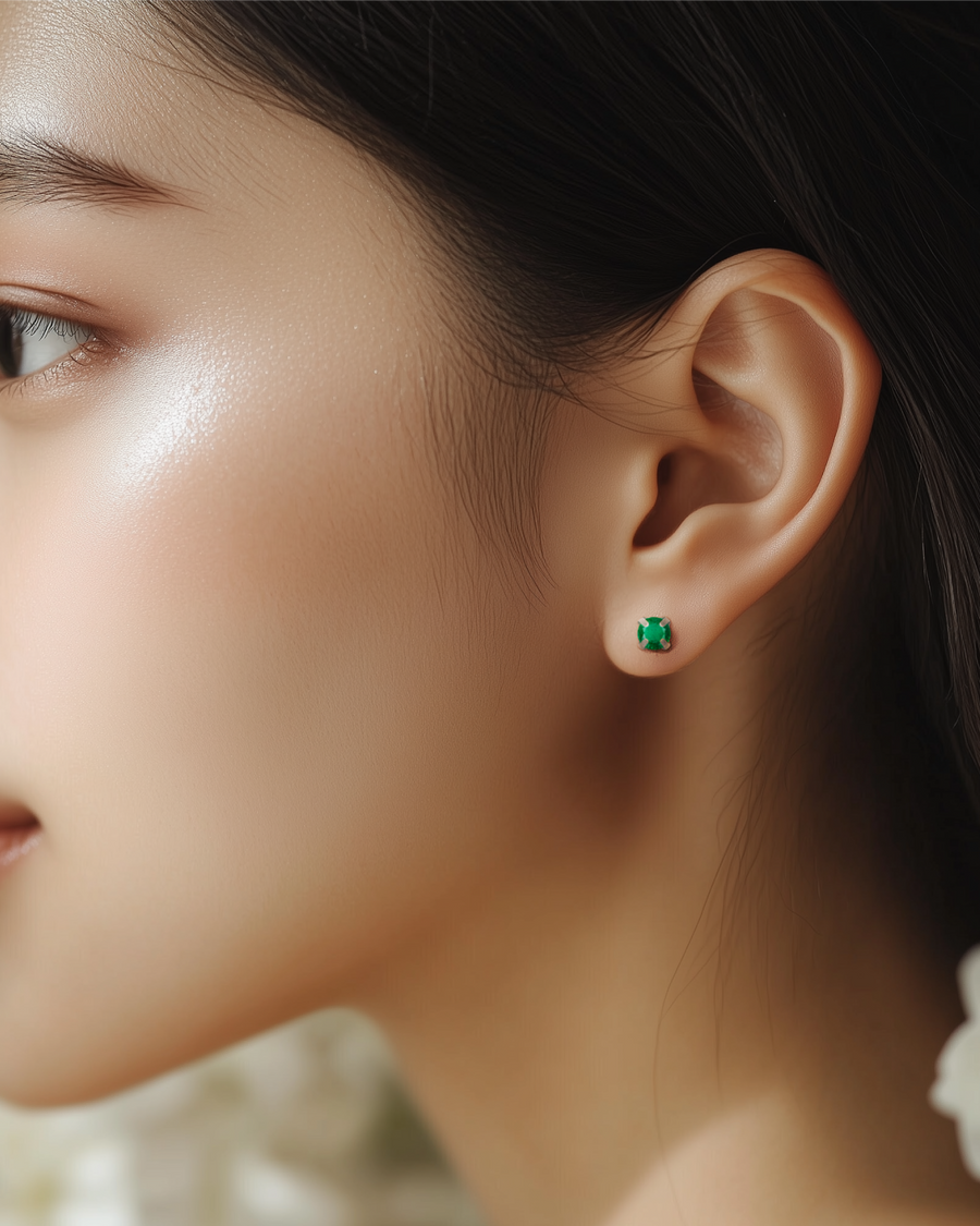 Eternity Emerald Earring