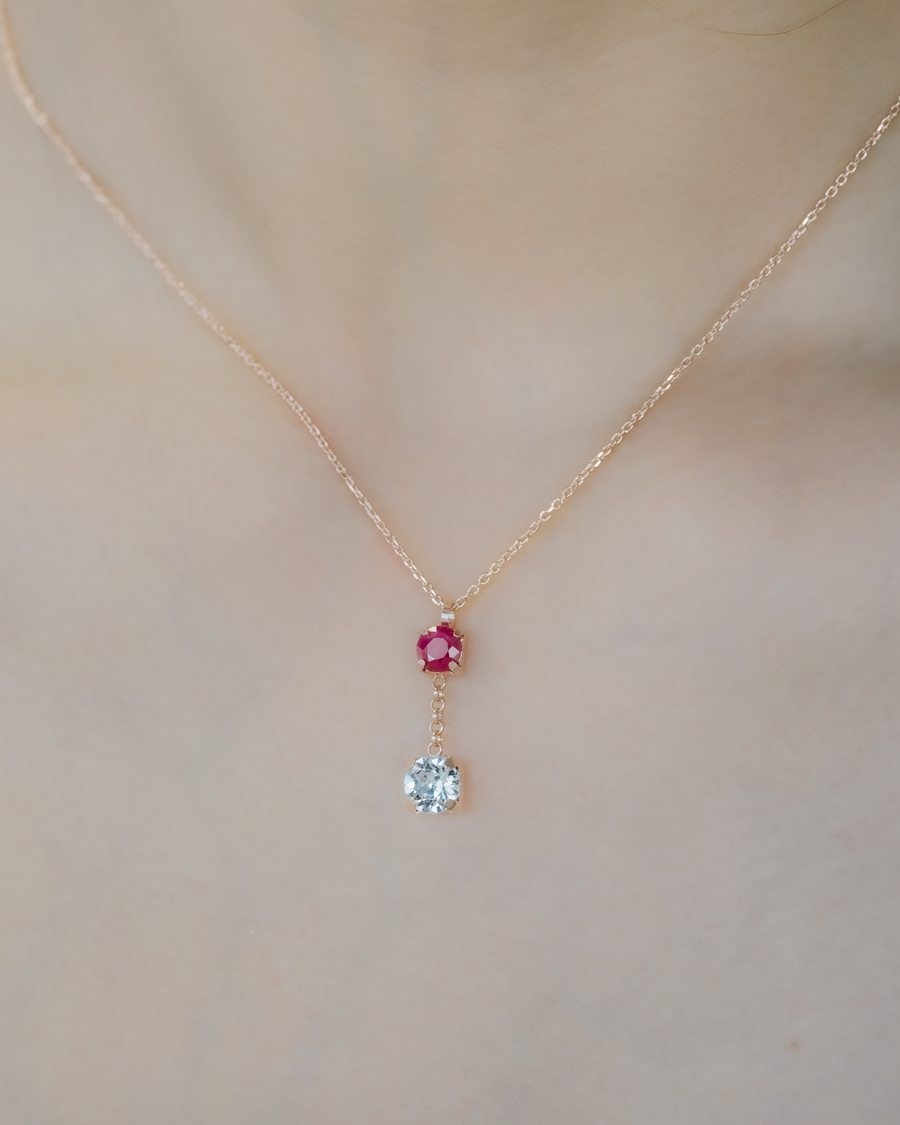 Eternity Ruby Necklace