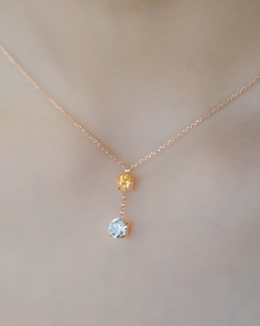 Eternity Citrine Necklace