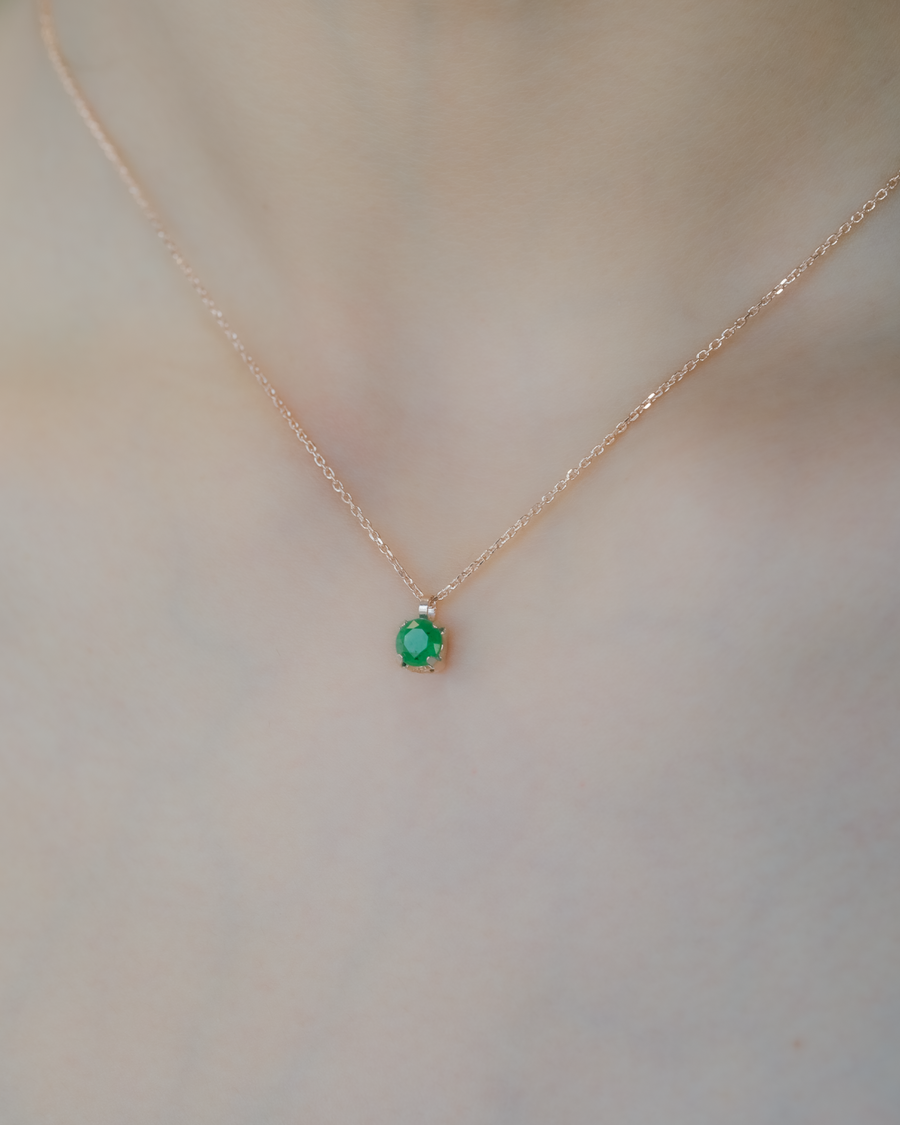 Eternity Emerald Necklace