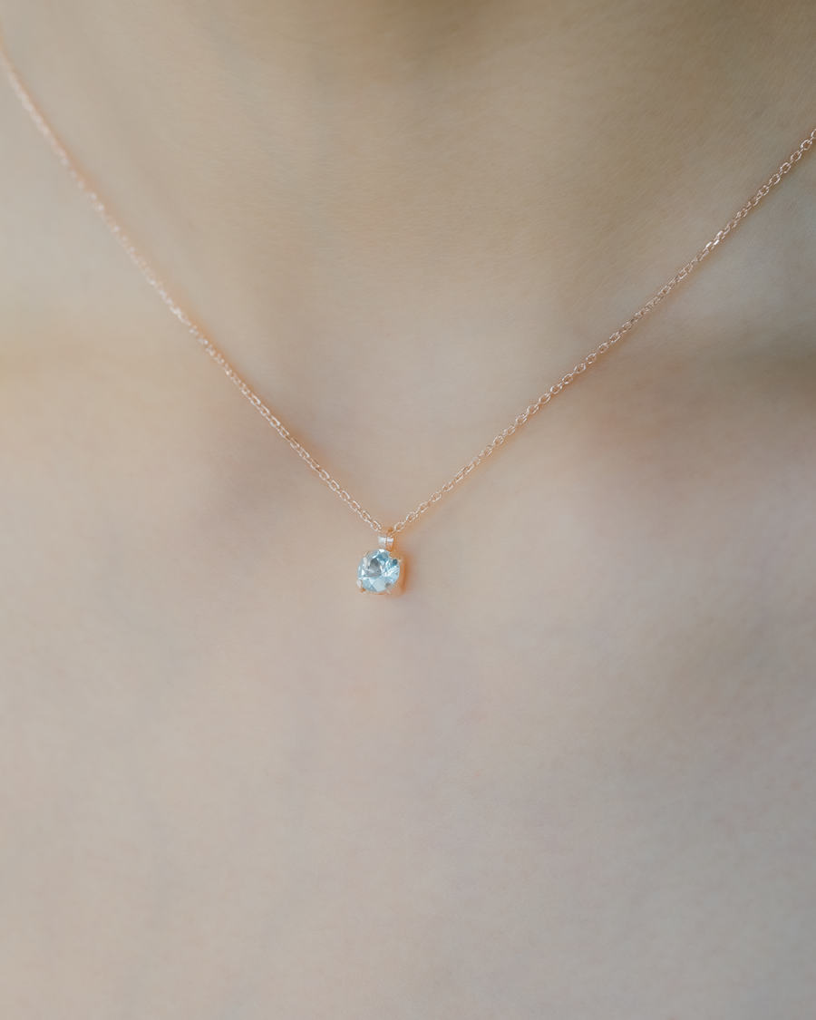 Eternity Aquamarine Necklace