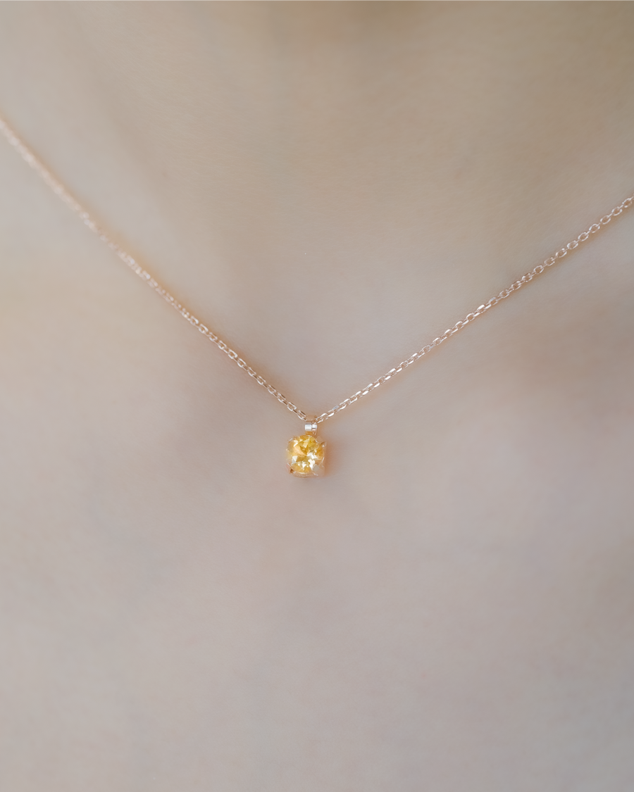 Eternity Citrine Necklace