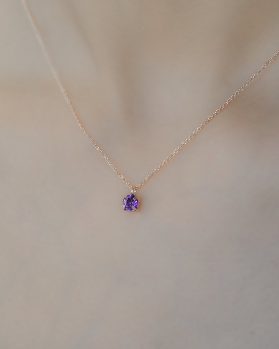 Eternity Amethyst Necklace