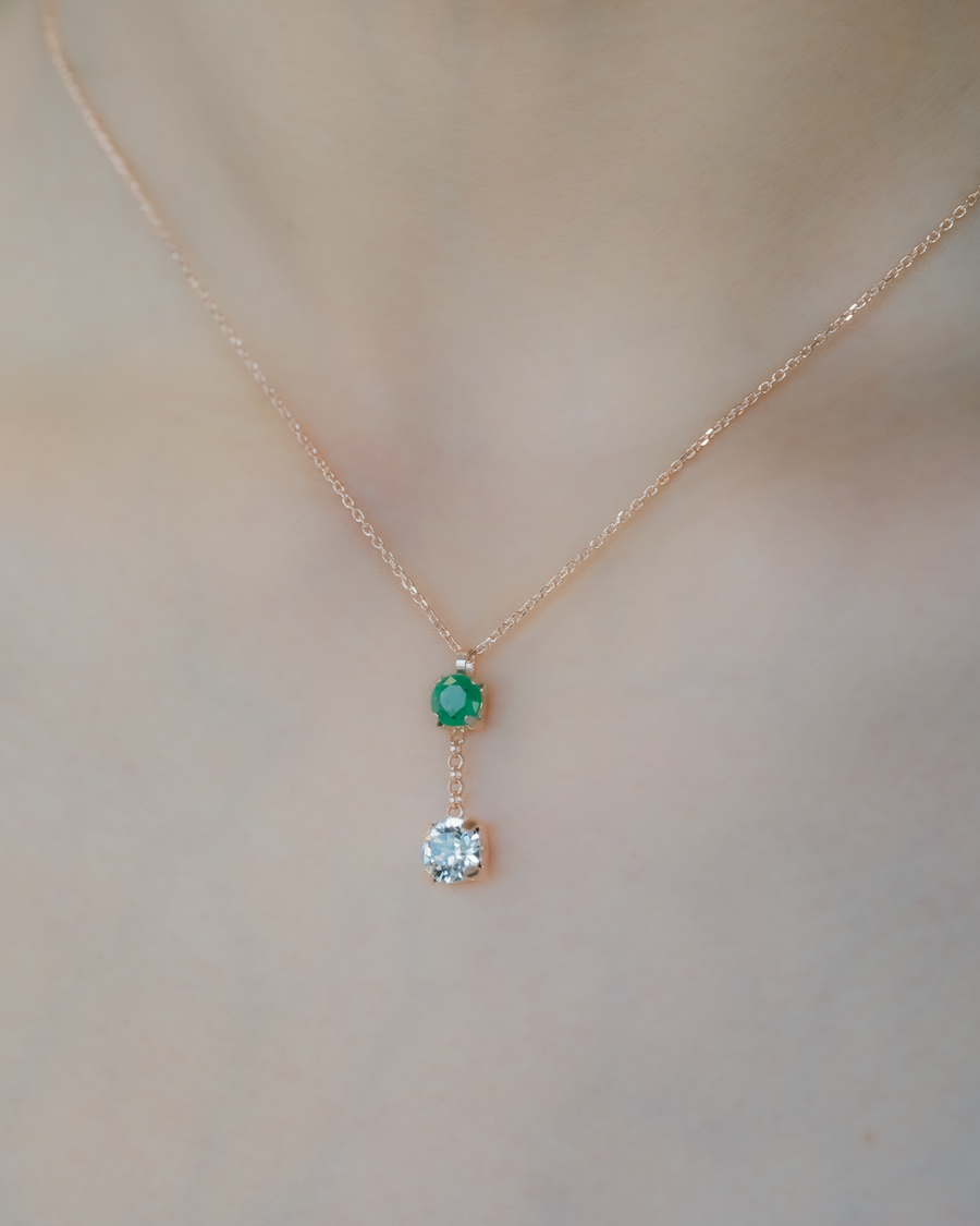 Eternity Emerald Necklace