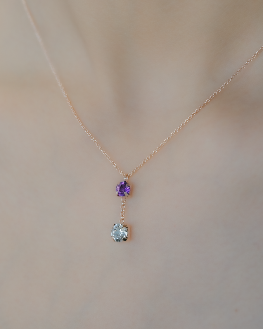 Eternity Amethyst Necklace