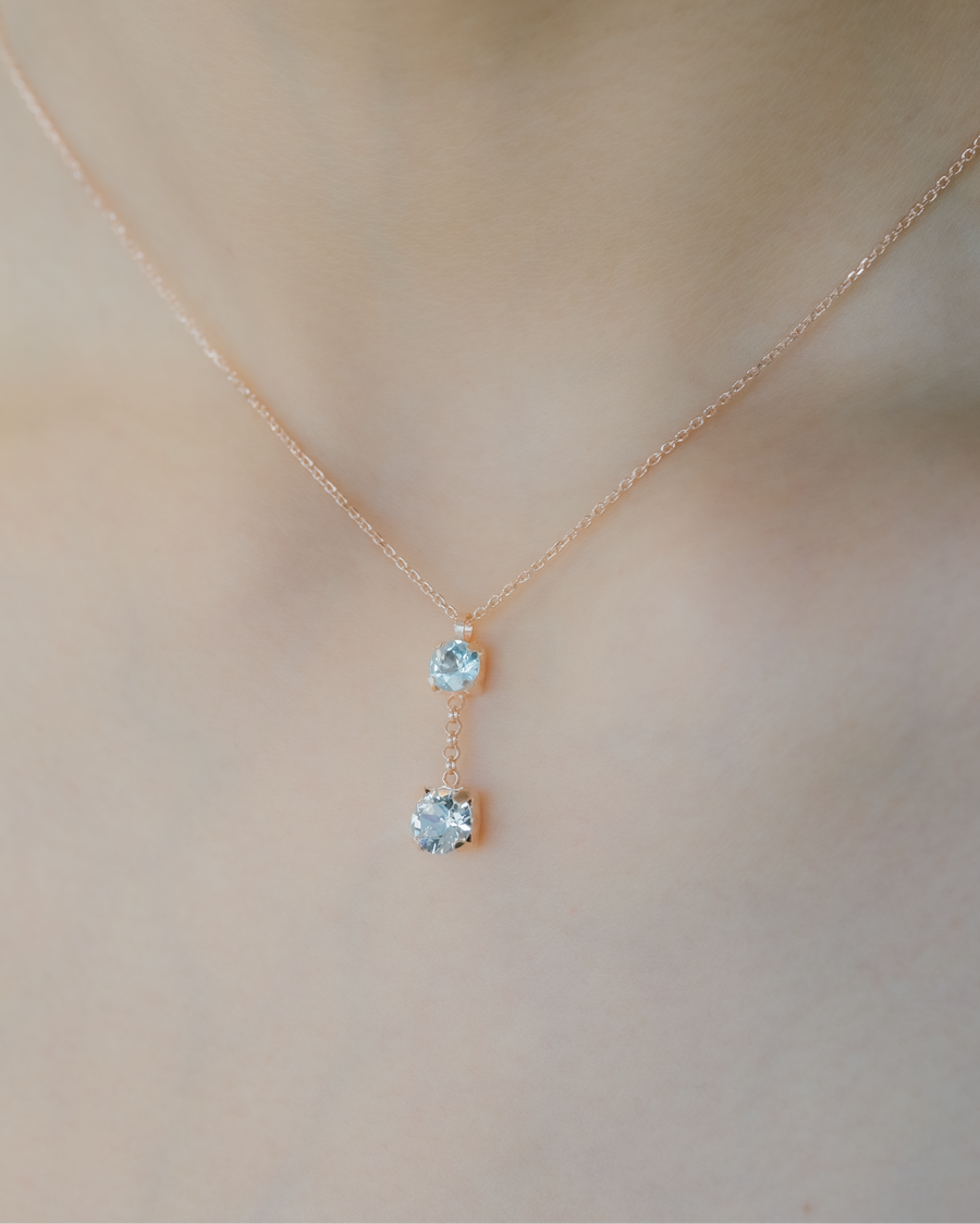 Eternity Aquamarine Necklace