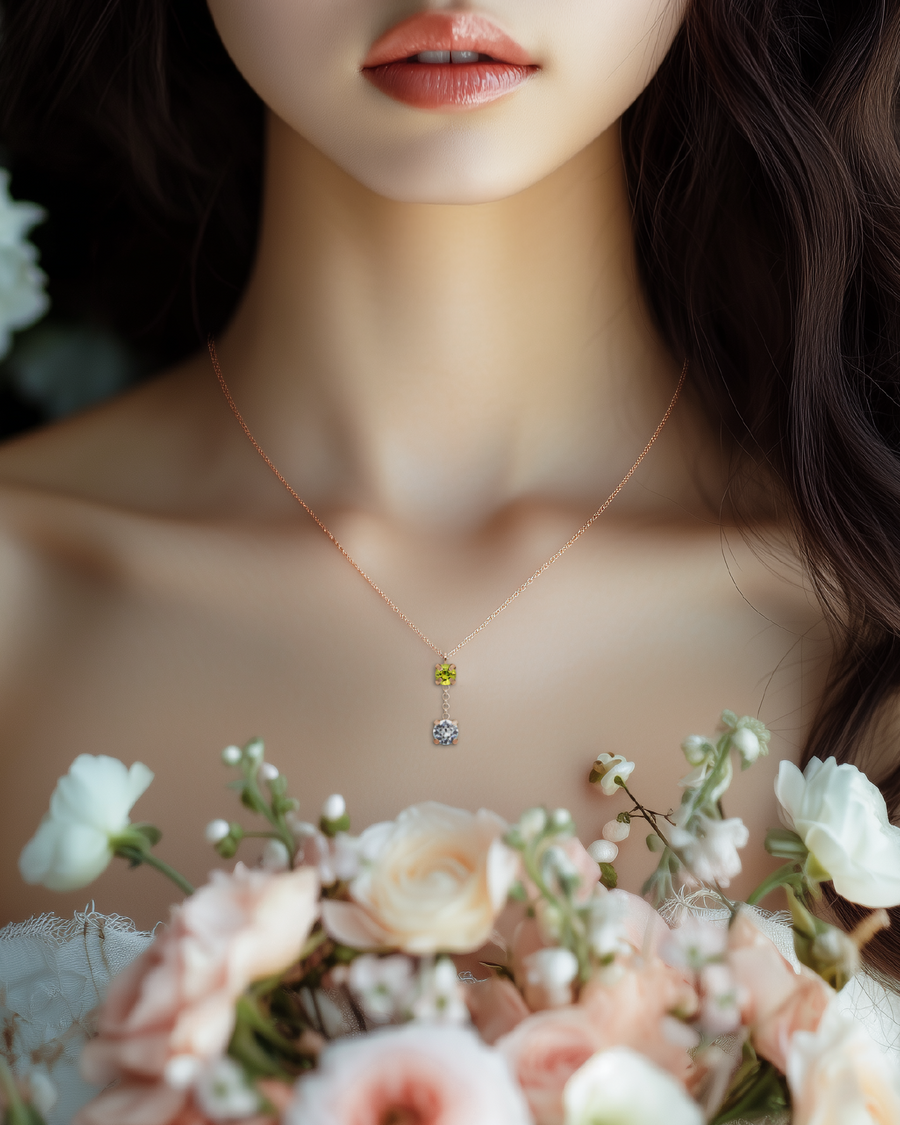 Eternity Peridot Necklace