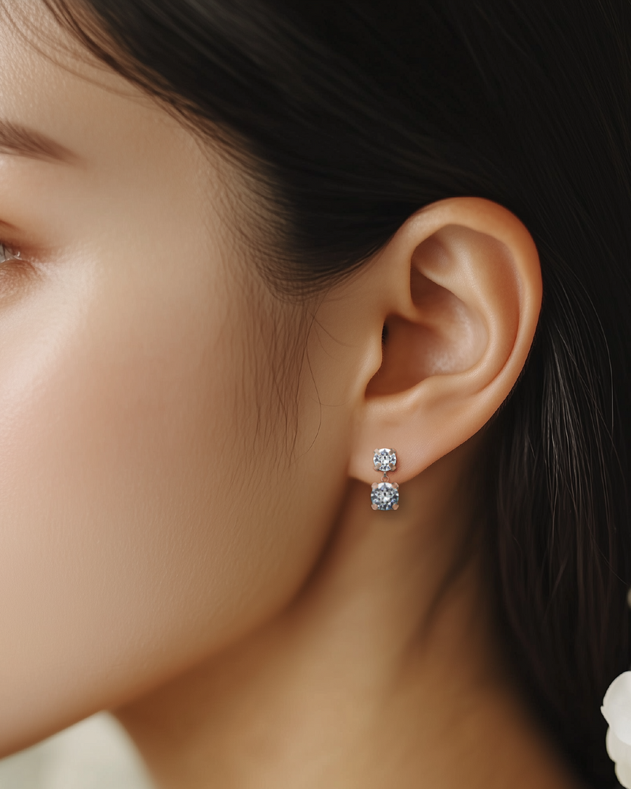 Eternity Crystal Earring