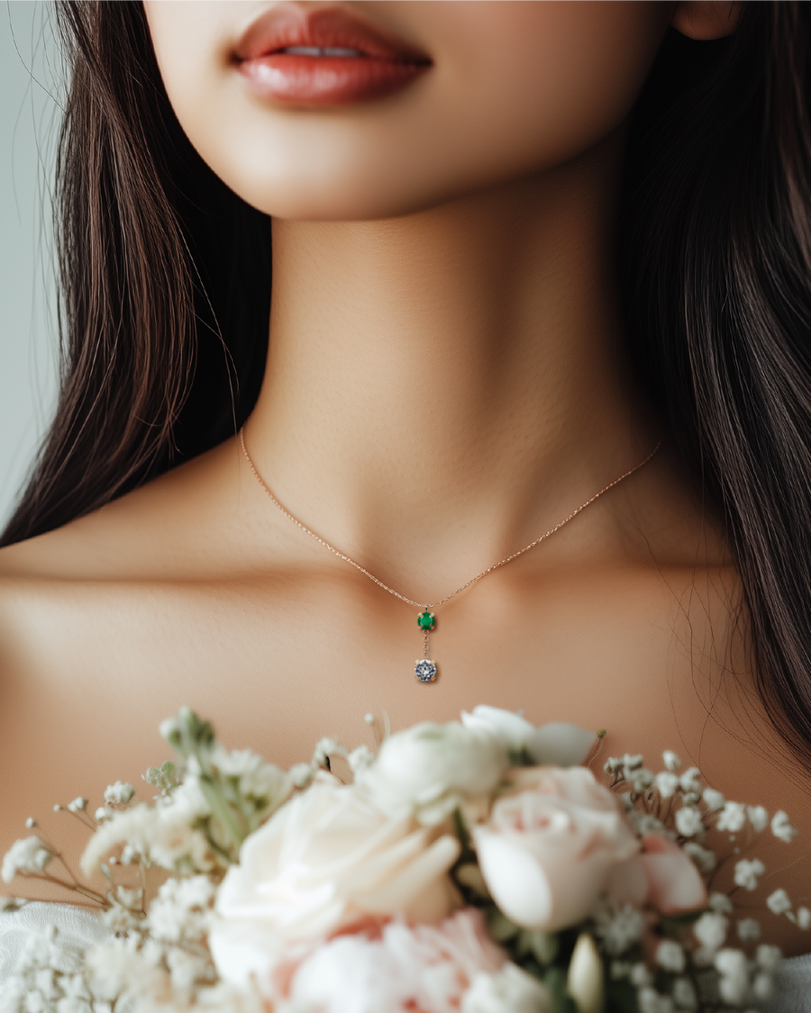 Eternity Emerald Necklace